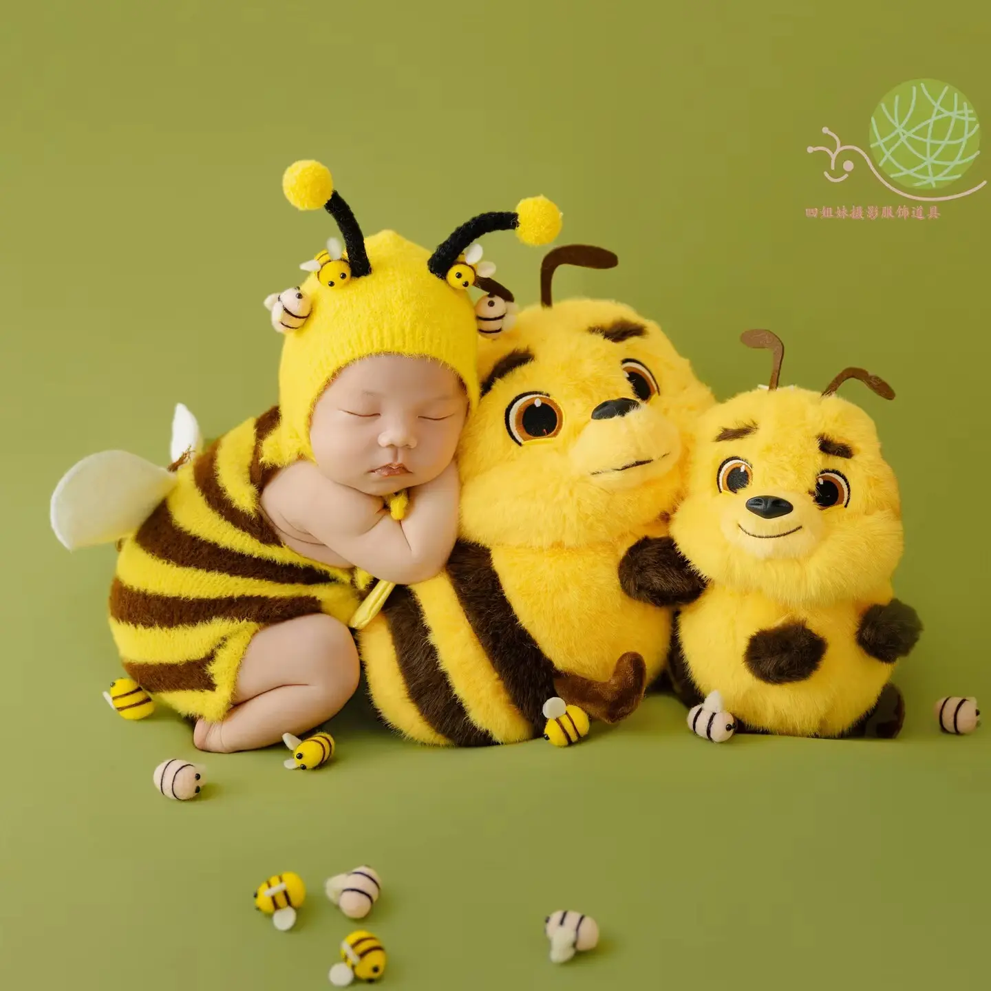 Cute Bees Theme Set - Newborn Photography Props